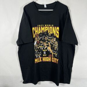 Denver Nuggets Russell Athletic 2023 NBA Champions T Shirt Men 3XL Team Portrait
